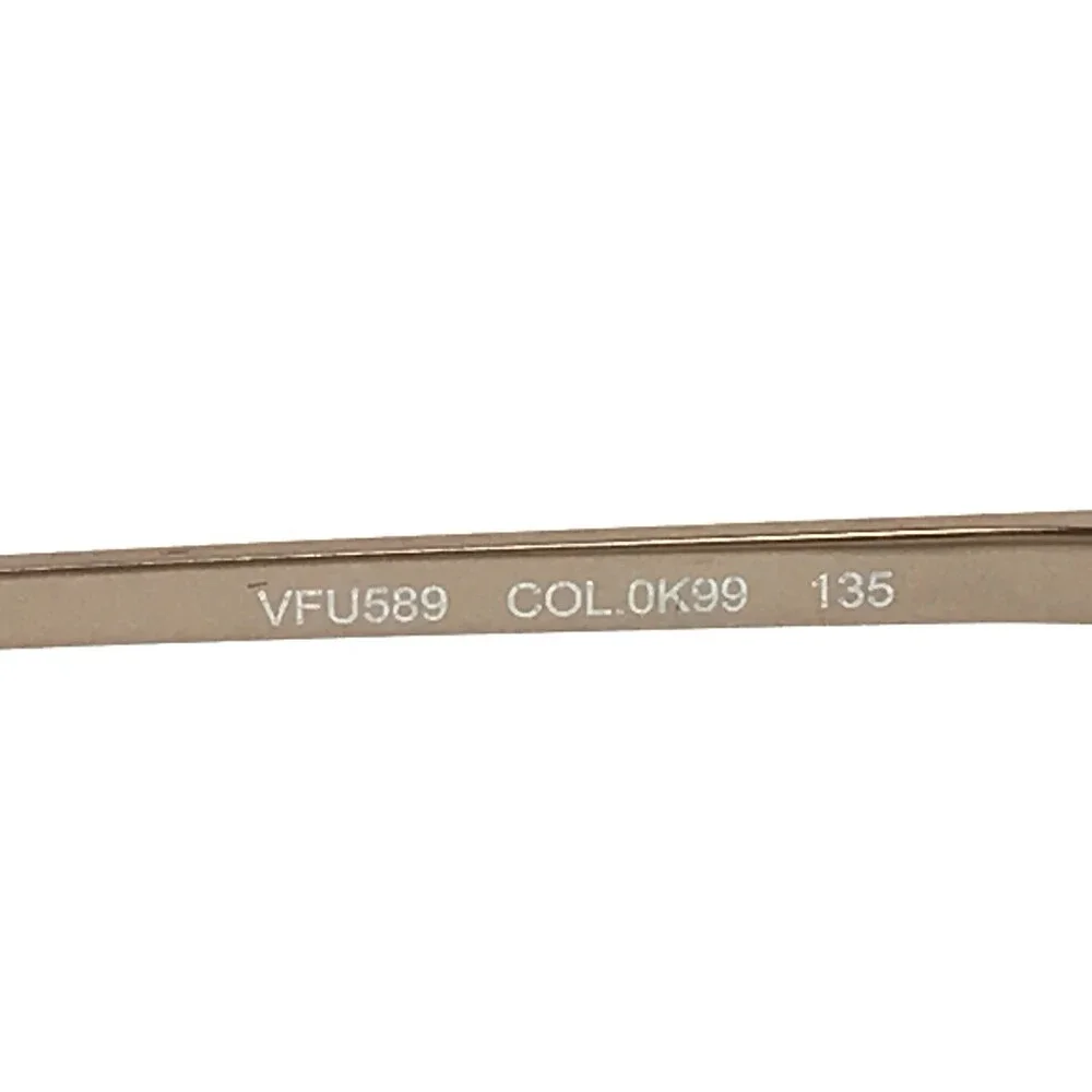 Furla Eyeglasses Frames VFU589 COL.0K99 Burgundy Red Pink Rose Gold 50-19-135
